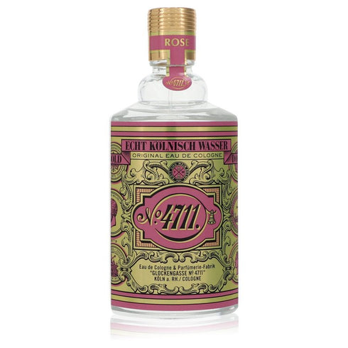 4711-Floral-Collection-Rose-by-4711-For-Men Eau De Cologne Spray (Unisex Unboxed) 3.4 oz (100 ml)
