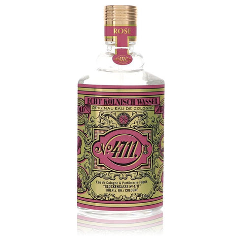 4711-Floral-Collection-Rose-by-4711-For-Men Eau De Cologne Spray (Unisex Tester) 3.4 oz (100 ml)