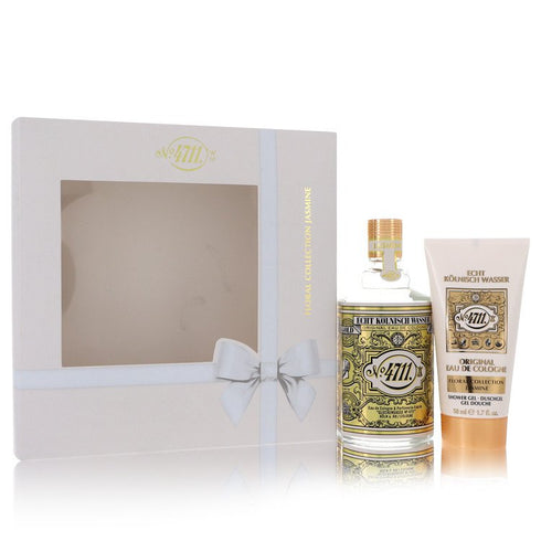 4711-Floral-Collection-Jasmine-by-4711-For-Men Gift Set (Unisex) 3.4 oz Cologne Spray + 1.7 oz Shower Gel