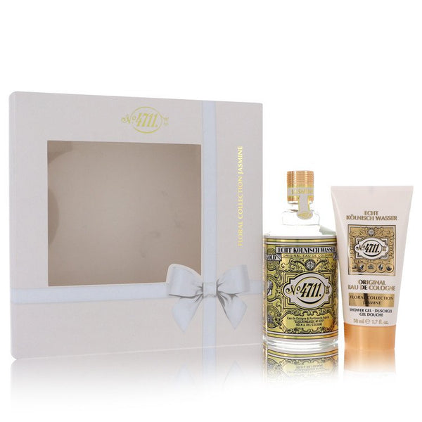 4711-Floral-Collection-Jasmine-by-4711-For-Men Gift Set (Unisex) 3.4 oz Cologne Spray + 1.7 oz Shower Gel