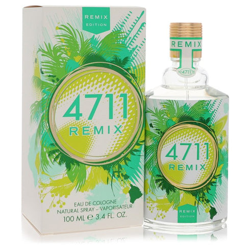 4711-Remix-Green-Oasis-by-4711-For-Men Eau De Cologne Spray (Unisex) 3.4 oz (100 ml)