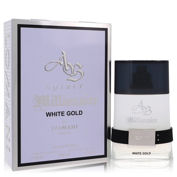 Ab-Spirit-Millionaire-White-Gold-by-Lomani-For-Men Eau De Parfum Spray 3.3 oz (100 ml)