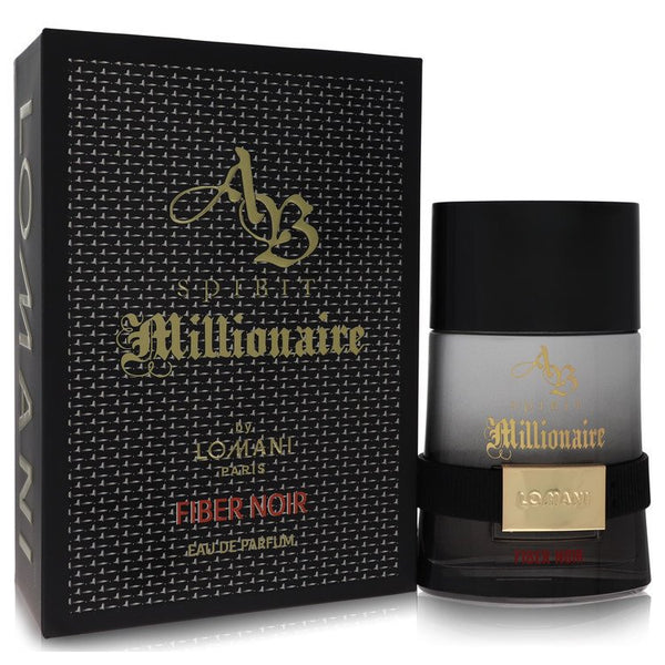 Ab-Spirit-Millionaire-Fiber-Noir-by-Lomani-For-Men Eau De Parfum Spray 3.3 oz (100 ml)