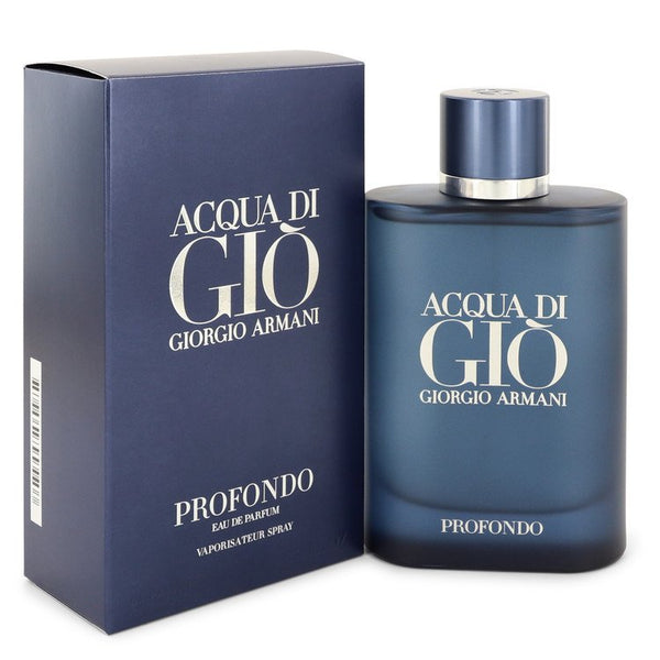 Acqua Di Gio Profondo by Giorgio Armani For Men - Eau De Parfum Spray 4.2 oz