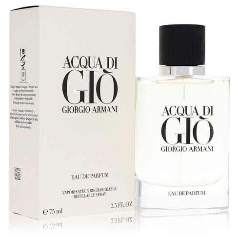 Acqua-Di-Gio-by-Giorgio-Armani-For-Men Eau De Parfum Refillable Spray 2.5 oz (75 ml)