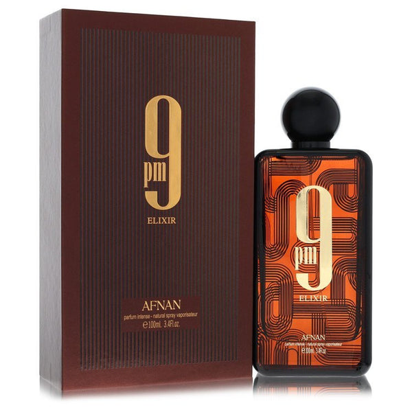 Afnan 9Pm Elixir Intense by Afnan For Men - Parfum Intense Spray (Unisex) 100 ml (3.4 oz)