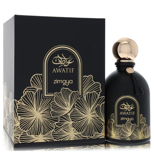 Afnan-Zimaya-Awatif-Black-by-Afnan-For-Women Eau De Parfum Spray 3.4 oz (100 ml)