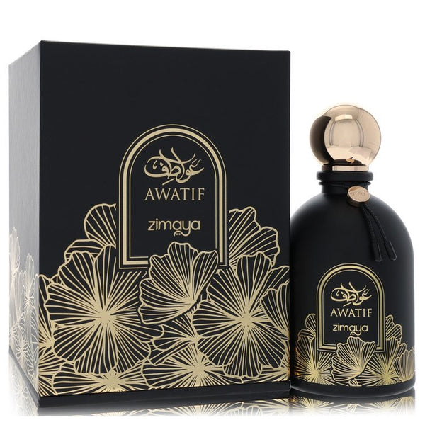 Afnan-Zimaya-Awatif-Black-by-Afnan-For-Women Eau De Parfum Spray 3.4 oz (100 ml)