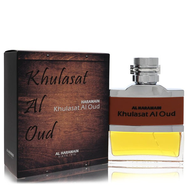 Al-Haramain-Khulasat-Al-Oud-by-Al-Haramain-For-Men Eau De Parfum Spray (Unisex) 3.4 oz (100 ml)