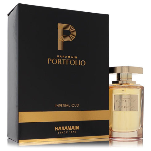 Al-Haramain-Portfolio-Imperial-Oud-by-Al-Haramain-For-Men Eau De Parfum Spray (Unisex) 2.5 oz (75 ml)