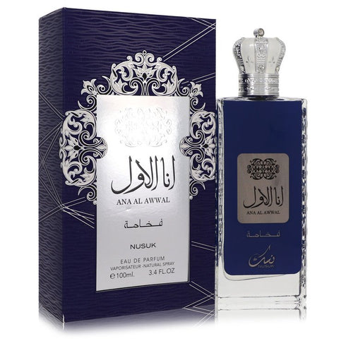 Ana-Al-Awwal-Blue-by-Nusuk-For-Men Eau De Parfum Spray 3.4 oz (100 ml)
