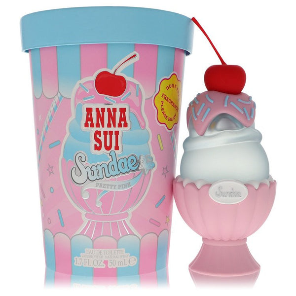 Anna-Sui-Sundae-Pretty-Pink-by-Anna-Sui-For-Women Eau De Toilette Spray 1.7 oz (50 ml)