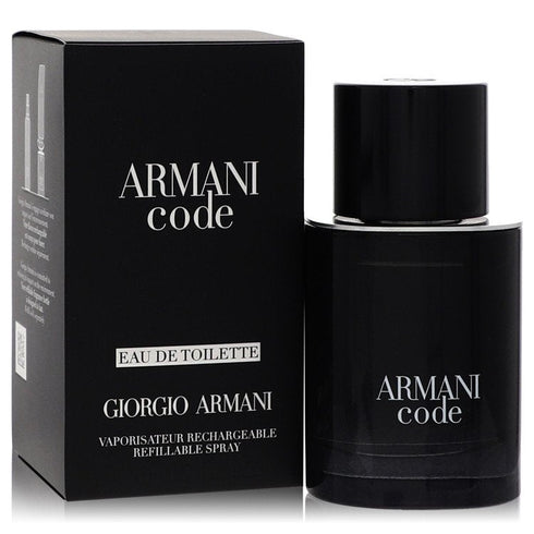 Armani Code by Giorgio Armani For Men - Eau De Toilette Spray Refillable 1.7 oz