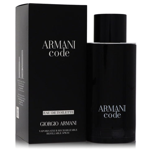 Armani Code by Giorgio Armani For Men - Eau De Toilette Spray Refillable 4.2 oz