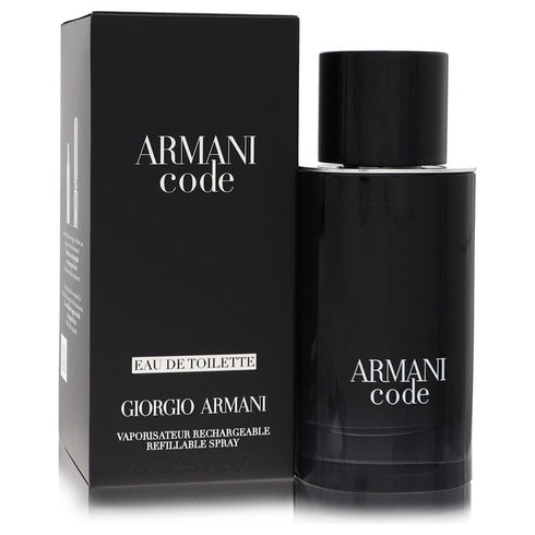Armani-Code-by-Giorgio-Armani-For-Men Eau De Toilette Spray Refillable 2.5 oz (75 ml)