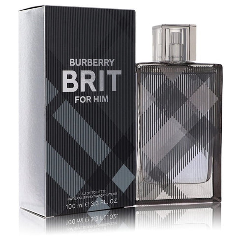 Burberry-Brit-by-Burberry-For-Men Eau De Toilette Spray 3.4 oz (100 ml)
