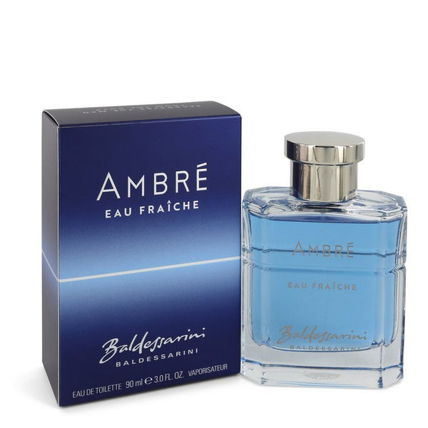 Baldessarini Ambre Eau Fraiche by Hugo Boss For Men - Eau De Toilette Spray 3 oz