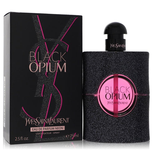 Black-Opium-by-Yves-Saint-Laurent-For-Women Eau De Parfum Neon Spray 2.5 oz (75 ml)