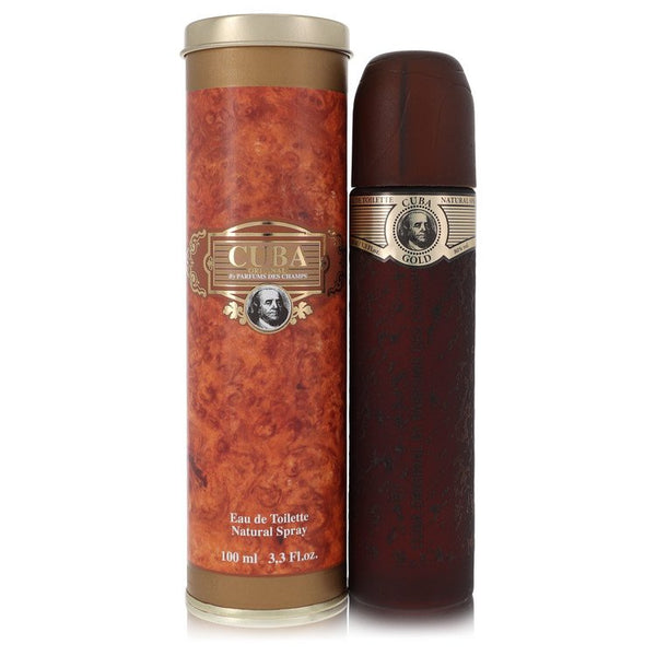 Cuba-Gold-by-Fragluxe-For-Men Eau De Toilette Spray 3.4 oz (100 ml)
