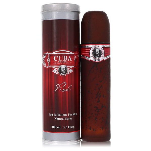 Cuba-Red-by-Fragluxe-For-Men Eau De Toilette Spray 3.4 oz (100 ml)