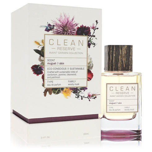 Clean-Reserve-Muguet-&-Skin-by-Clean-For-Women Eau De Parfum Spray (Unisex) 3.4 oz (100 ml)