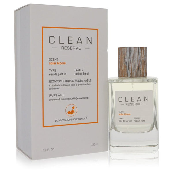 Clean-Reserve-Solar-Bloom-by-Clean-For-Women Eau De Parfum Spray (Unisex) 3.4 oz (100 ml)