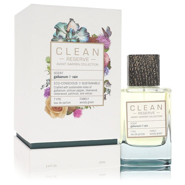 Clean-Reserve-Galbanum-&-Rain-by-Clean-For-Women Eau De Parfum Spray (Unisex) 3.4 oz (100 ml)