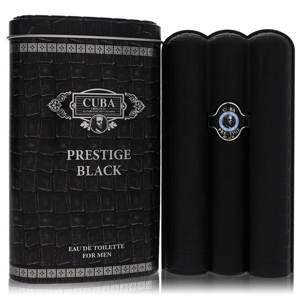 Cuba-Prestige-Black-by-Fragluxe-For-Men Eau De Toilette Spray 3 oz (90 ml)