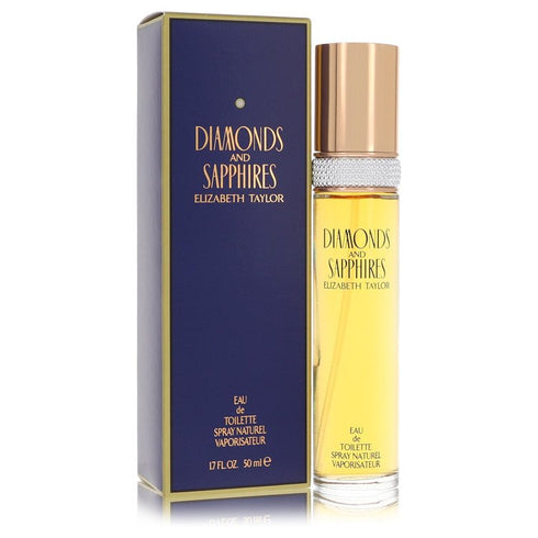 DIAMONDS-&-Sapphires-by-Elizabeth-Taylor-For-Women Eau De Toilette Spray 1.7 oz (50 ml)