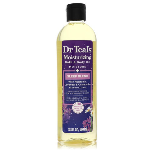 Dr-Teal's-Moisturizing-Bath-&-Body-Oil-Sleep-Blend-by-Dr-Teal's-For-Women Bath & Body Oil with Melatonin, Lavender & Chamomile 8.8 oz (260 ml)