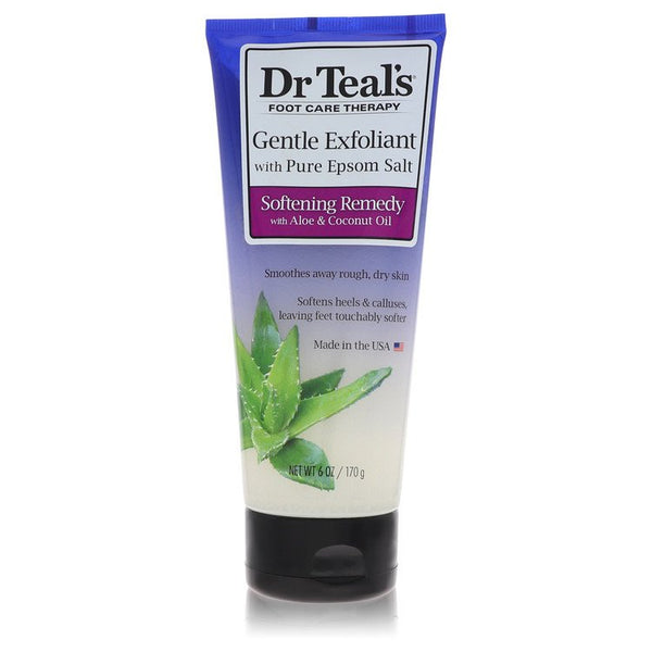 Dr-Teal's-Gentle-Exfoliant-With-Pure-Epson-Salt-by-Dr-Teal's-For-Women Gentle Exfoliant with Pure Epsom Salt Softening Remedy with Aloe & Coconut Oil (Unisex) 6 oz (177 ml)