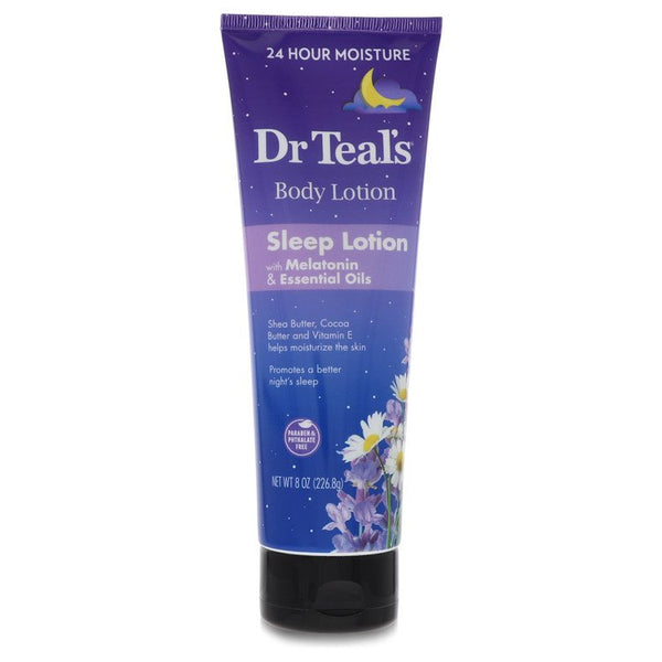 Dr-Teal's-Sleep-Lotion-by-Dr-Teal's-For-Women Sleep Lotion with Melatonin & Essential Oils Promotes a better night's sleep (Shea butter, Cocoa Butter and Vitamin E 8 oz (240 ml)