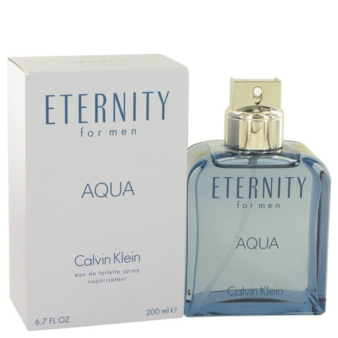 Eternity Aqua by Calvin Klein For Men - Eau De Toilette Spray 6.7 oz