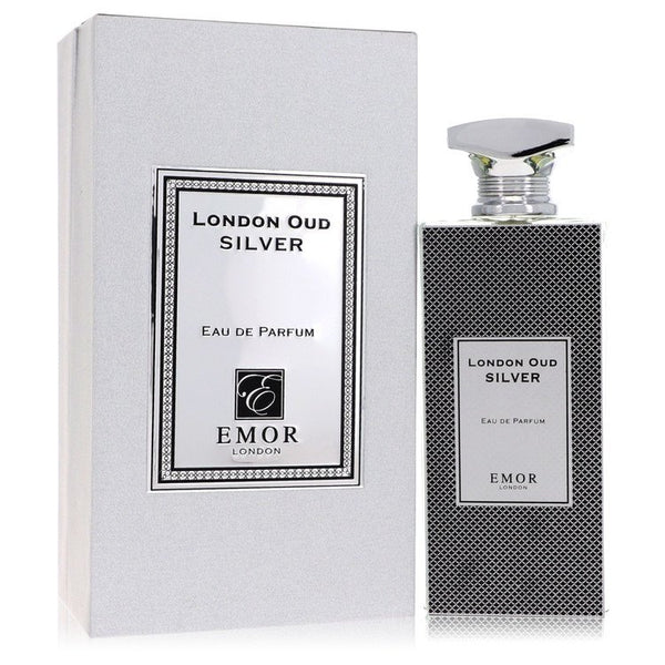 Emor-London-Oud-Silver-by-Emor-London-For-Men Eau De Parfum Spray (Unisex) 4.2 oz (125 ml)