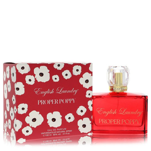 English-Laundry-Proper-Poppy-by-English-Laundry-For-Women Eau De Parfum Spray 3.4 oz (100 ml)