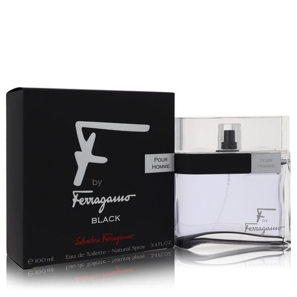 F-Black-by-Salvatore-Ferragamo-For-Men Eau De Toilette Spray 1.7 oz (50 ml)