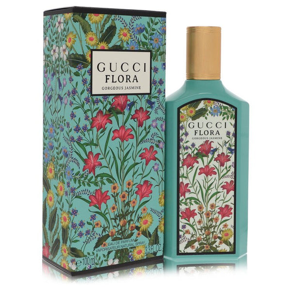 Flora-Gorgeous-Jasmine-by-Gucci-For-Women Eau De Parfum Spray 3.3 oz (100 ml)