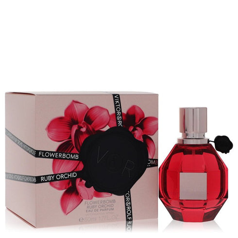Flowerbomb-Ruby-Orchid-by-Viktor-&-Rolf-For-Women Eau De Parfum Spray 1.7 oz (50 ml)