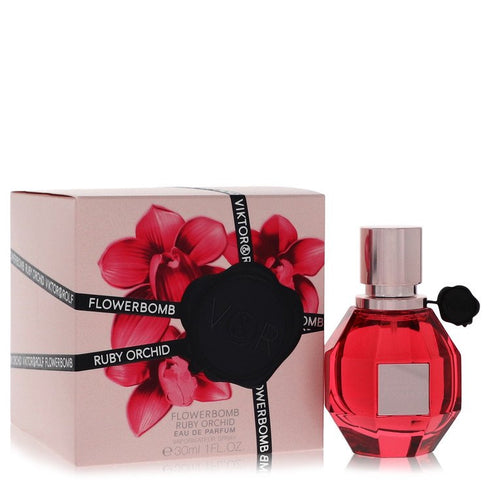 Flowerbomb-Ruby-Orchid-by-Viktor-&-Rolf-For-Women Eau De Parfum Spray 1 oz (30 ml)