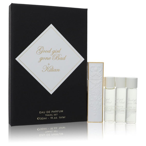 Good-Girl-Gone-Bad-by-Kilian-For-Women 4 x 0.25 oz Travel Spray includes 1 White Travel Spray with 4 Refills 4 x.25 oz (4 x 7 ml)