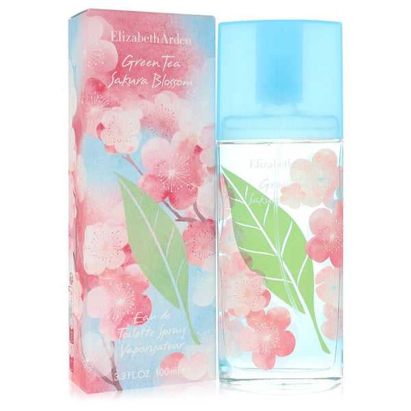 Green-Tea-Sakura-Blossom-by-Elizabeth-Arden-For-Women Eau De Toilette Spray 3.3 oz (100 ml)