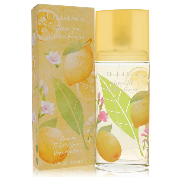 Green-Tea-Citron-Freesia-by-Elizabeth-Arden-For-Women Eau De Toilette Spray 3.4 oz (100 ml)