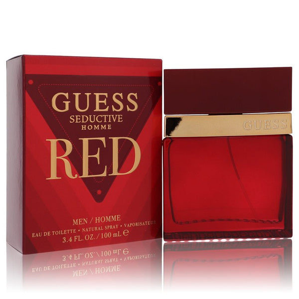 Guess-Seductive-Homme-Red-by-Guess-For-Men Eau De Toilette Spray 3.4 oz (100 ml)