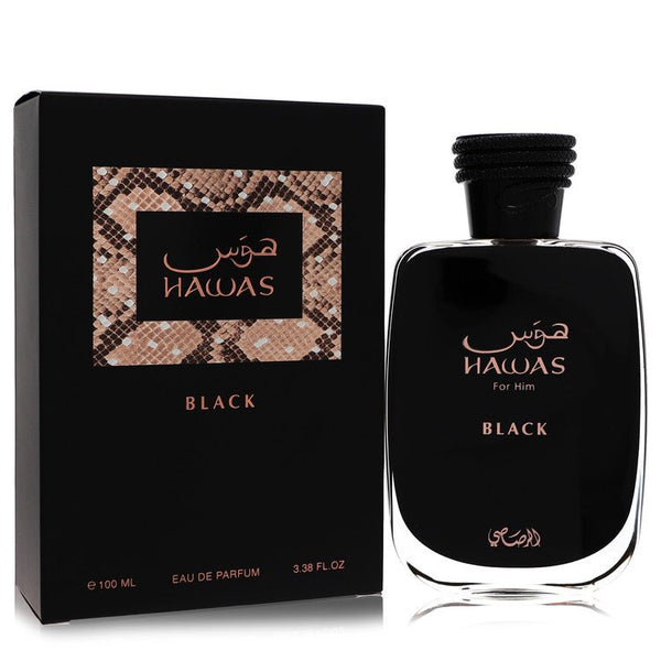 Hawas-Black-by-Rasasi-For-Men Eau De Parfum Spray 3.3 oz (100 ml)
