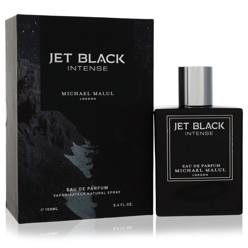 Jet-Black-Intense-by-Michael-Malul-For-Men Eau De Parfum Spray 3.4 oz (100 ml)