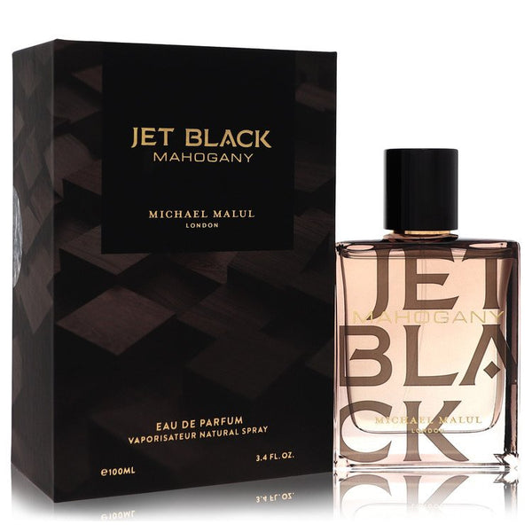 Jet-Black-Mahogany-by-Michael-Malul-For-Men Eau De Parfum Spray 3.4 oz (100 ml)
