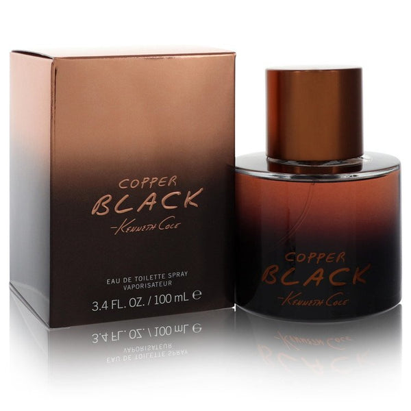 Kenneth-Cole-Copper-Black-by-Kenneth-Cole-For-Men Eau De Toilette Spray 3.4 oz (100 ml)