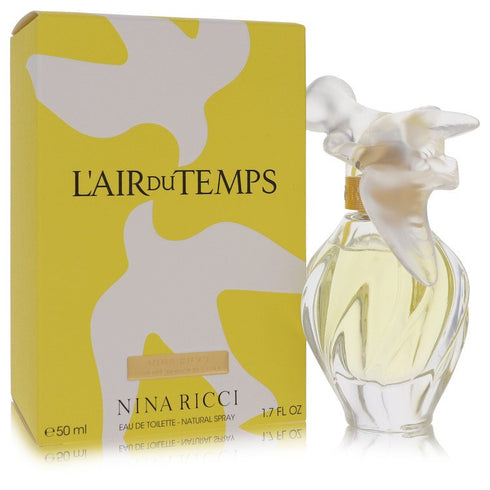 L'Air-Du-Temps-by-Nina-Ricci-For-Women Eau De Toilette Spray With Bird Cap 1.7 oz (50 ml)