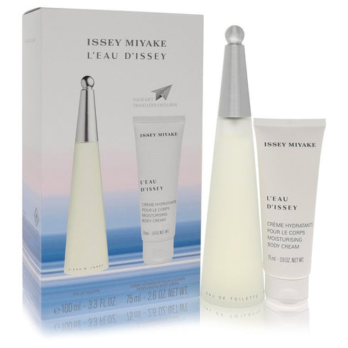 L'EAU-D'ISSEY-(issey-Miyake)-by-Issey-Miyake-For-Women Gift Set 3.3 oz Eau DeToilette Spray + 2.6 oz Body Cream