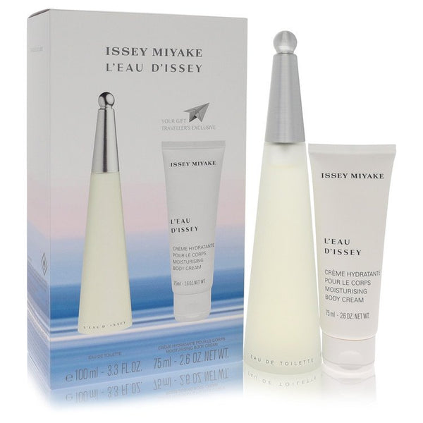 L'EAU-D'ISSEY-(issey-Miyake)-by-Issey-Miyake-For-Women Gift Set 3.3 oz Eau DeToilette Spray + 2.6 oz Body Cream